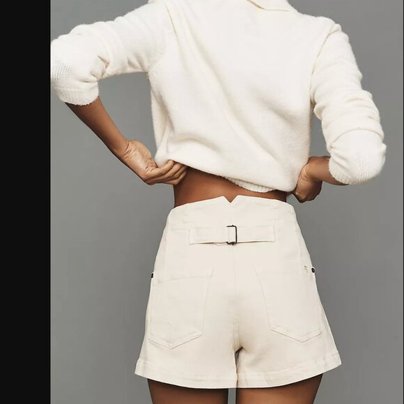 The Kit High-Rise Utility Shorts by Pilcro - Picture 3 of 7